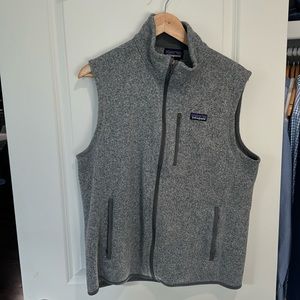 Patagonia better sweater vest, grey, large